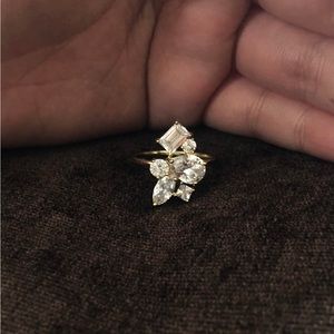Unique show stopper ring